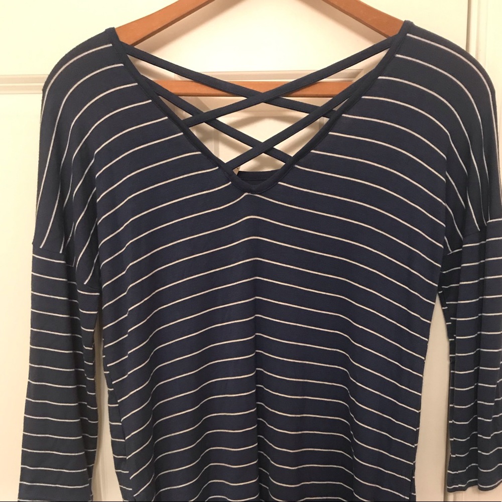 Pink Rose 3/4 sleeve shirt - Picture 2 of 4
